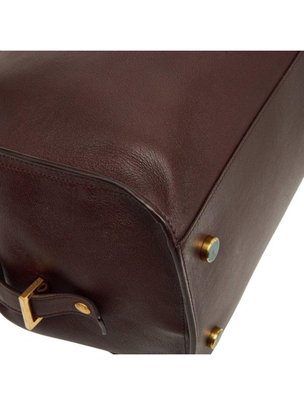 ★SOLD★ Saint Laurent Cabas Handbag Brown Leather - Picture 5 of 10